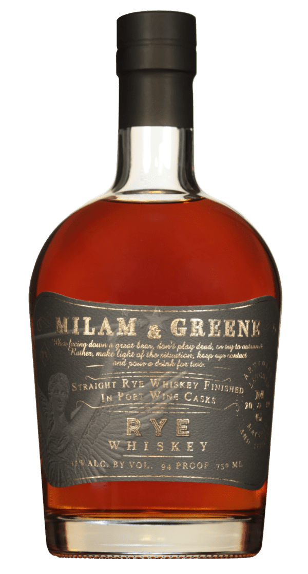 milam & green rye whiskey port casks